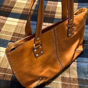 MICHAEL Michael Kors Studded Brown Tote
